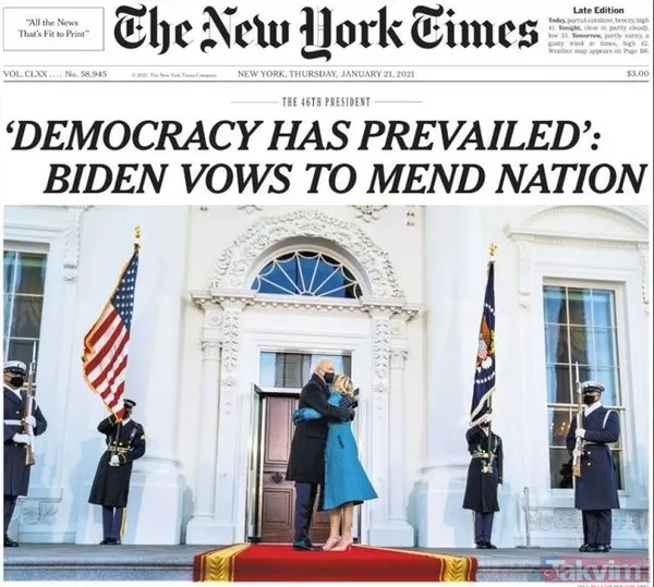 ABD basını bir anda Joe Biden'cı oldu! Övgü üzerine övgü - 5