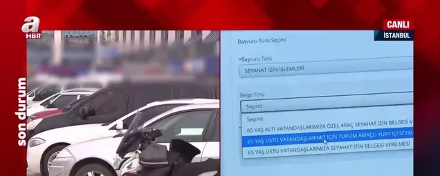 Seyahat İzin Belgesi nereden ve nasıl alınır? Adım adım E Devlet ile Seyahat İzin Belgesi alma ekranı...
