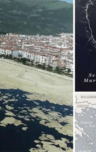 Marmara Denizi'ndeki deniz salyaları ABD basınında! Uydudan böyle göründü!