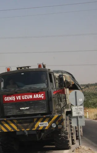 Suriye sınırına askeri sevkiyat