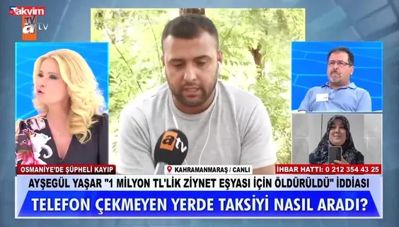 Müge Anlı'da 1,5 saatlik gizemli zaman dilimi: Ayşegül Yaşar olayında Tamer Kahveci canlı yayına bağlandı!