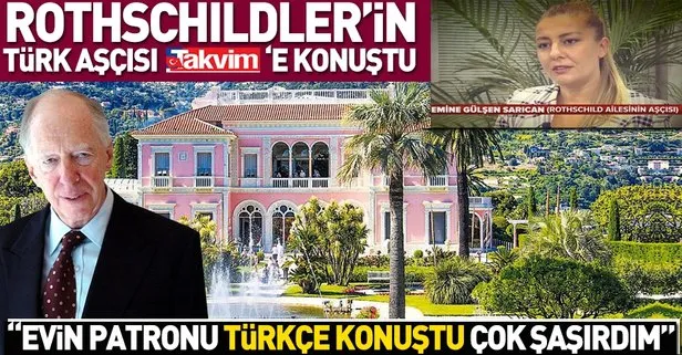 Rothschild ailesine aşçılık yapan Türk şef Sarıcan: Aslan Yüzüklü’ye mantı yaptım