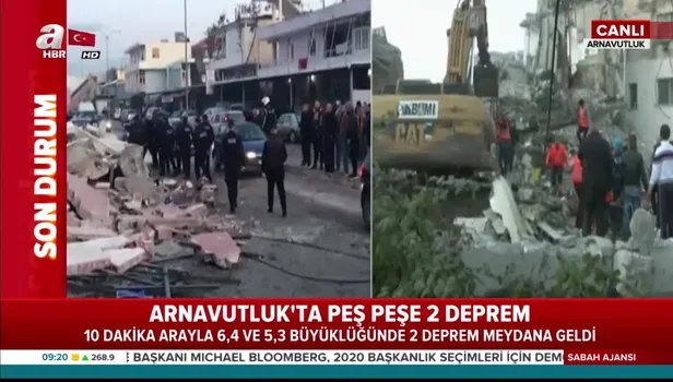 Arnavutluk'ta 6.4 büyüklüğünde deprem! Enkaz altında kalanlar var...