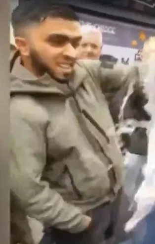 İslam karşıtı siyasetçi Tommy Robinson kendisini protesto eden genci darp etti