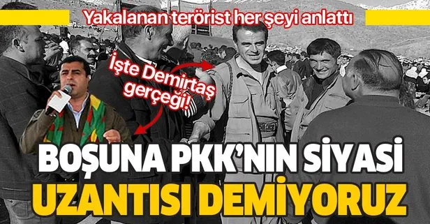 Teslim olan terörist her şeyi anlattı: HDP’li Demirtaş’ın kardeşi Nurettin Demirtaş PKK mensuplarına ideolojik eğitim veriyordu