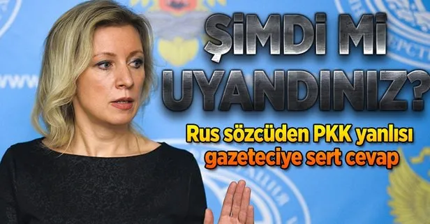 Rus sözcüden PKK yanlısı gazeteciye tokat gibi yanıt