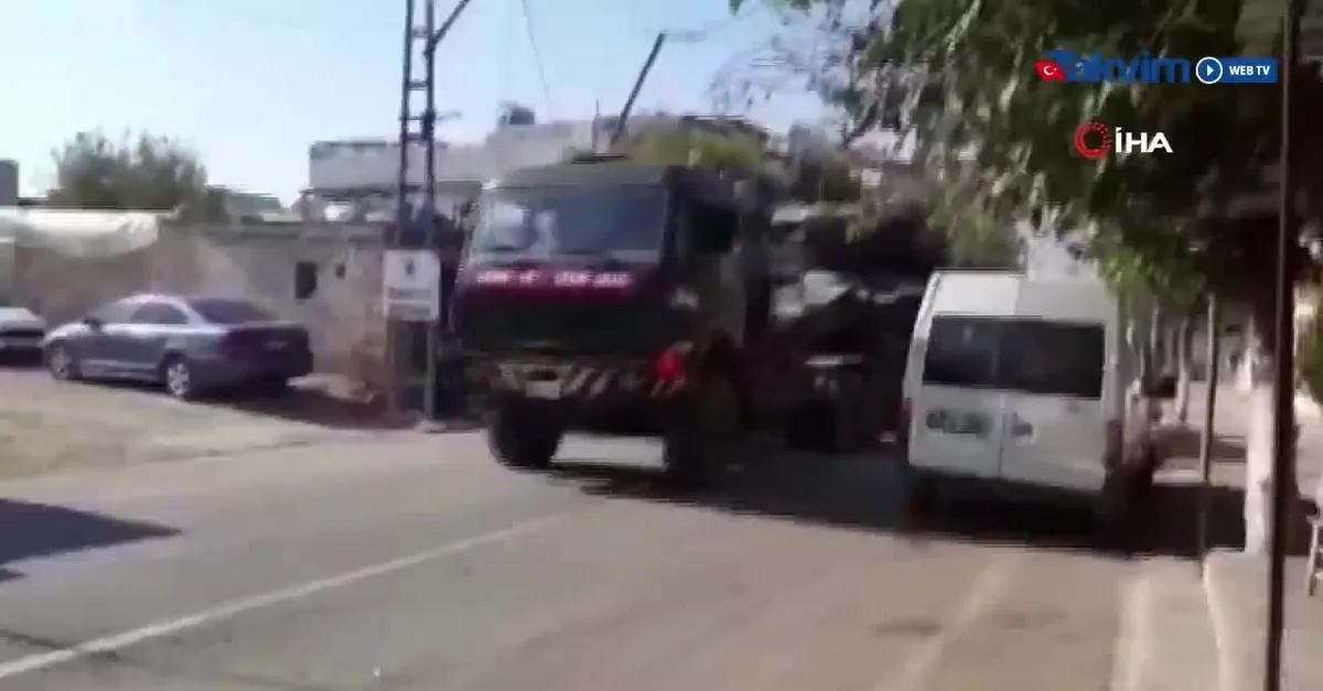 Son dakika: Suriye sınırına askeri sevkiyat