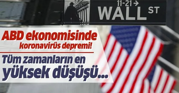 ABD ekonomisinde koronavirüs depremi