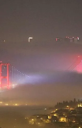 İstanbul’da sis etkili olmaya devam ediyor