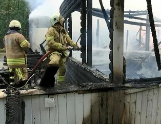 Şile’de yangın paniği!