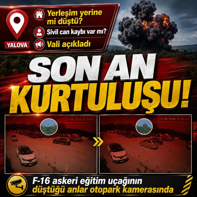 Yalovada eğitim uçuşundaki F-16 kaza kırıma uğradı! MSB açıkladı: Pilot atlayarak kurtuldu! Başkan Erdoğandan geçmiş olsun mesajı