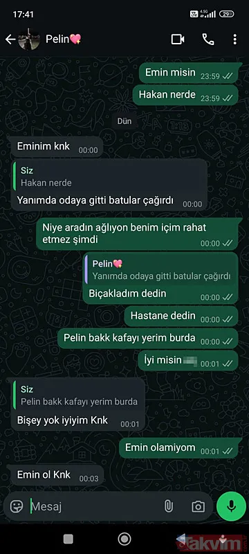 Mesajlar ortaya çıktı! Sevgilisini öldürdükten sonra arkadaşıyla mesajlaştı: Bıçakladım dedin... - 9