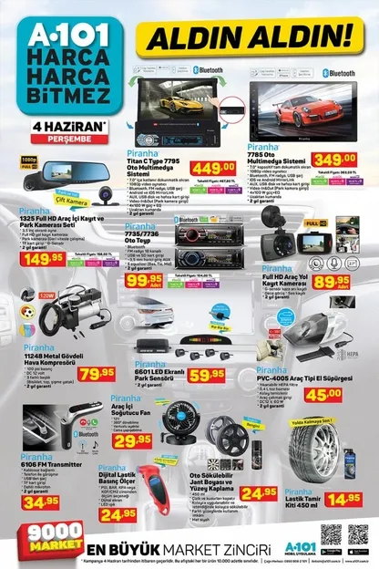 A101'de bu hafta televizyon, buzdolabı ve bluetooth kulaklık... A101 4 Haziran aktüel ürünler kataloğu!-19