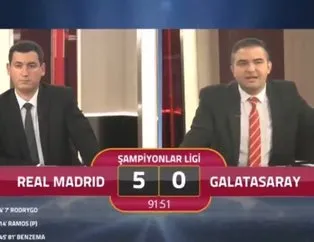 GS TV spikerinden Real Madrid maçı sırasında şok sözler