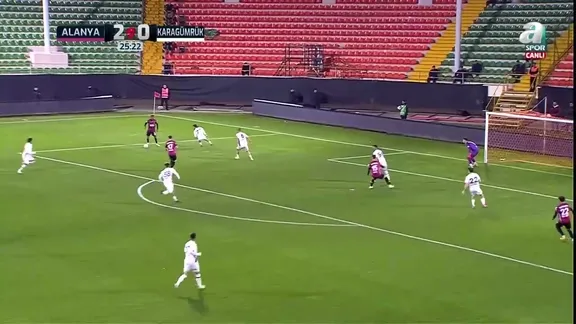 Alanyaspor 3-0 Karagümrük | GOL: Bera Çeken