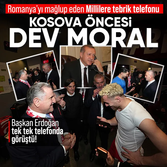 Başkan Erdoğan’dan finale yükselen A Milli Takım’a tebrik telefonu