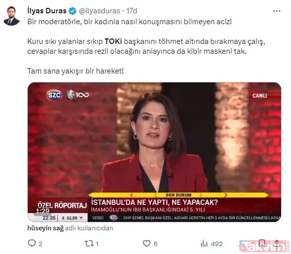 Ekrem İmamoğlu'ndan canlı yayında skandal! Senem Ilgaz'ı canlı yayında azarladı... Tepki yağdı Enver Aysever'den olay sözler - 4