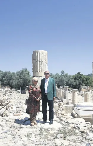 Başkan Erdoğan Stratonikeia Antik Kenti’ni ziyaret etti