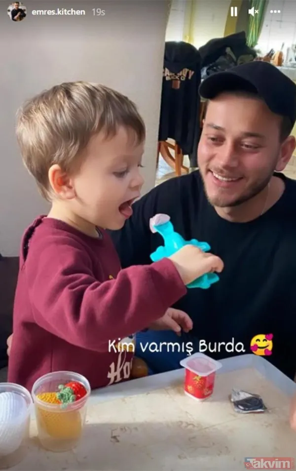 MasterChef Emre Büber oğluna kavuştu o anlar sosyal medyaya damga vurdu! Gözyaşları içinde bahşetmişti: 'Şükür kavuşturana' - 11
