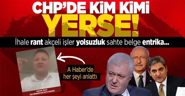 CHP’li Serdar Aksoy’dan ’Tuncay Özkan’ iddiası! A Haber’de anlattı: İhale ve rant...