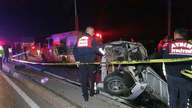 Aydın’da Tofaş otomobil içindekilere mezar oldu: Ölü ve yaralılar var! Kazanın görüntüleri ortaya çıktı-2