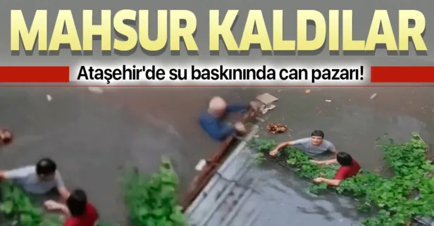 Son dakika haberi: Ataşehir'de su baskınında can pazarı
