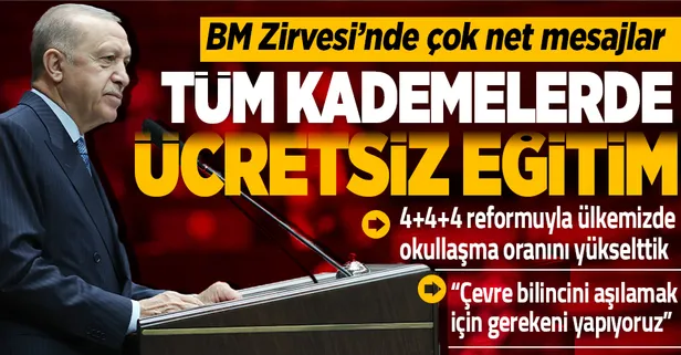Son dakika: Başkan Recep Tayyip Erdoğan'dan New York'ta önemli açıklamalar