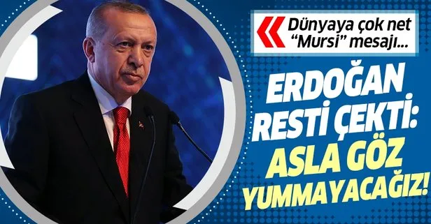 Başkan Erdoğan: Mursi’nin ölümünün unutulmasına asla fırsat vermeyeceğiz
