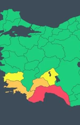 Son dakika: Antalya'da kırmızı kodlu uyarı kaldırıldı