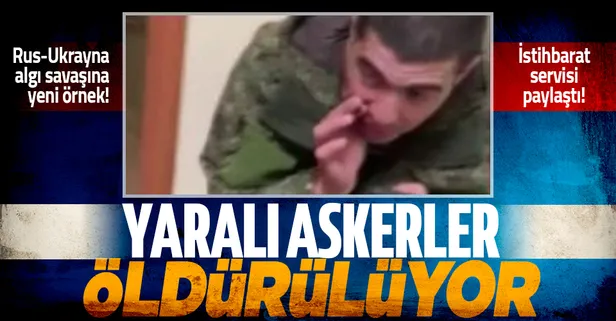 Son dakika: Rusya ve Ukrayna arasındaki algı savaşına yeni örnek! Esir alınan Rus askeri: Yaralı askerleri komutanlarımız öldürüyor