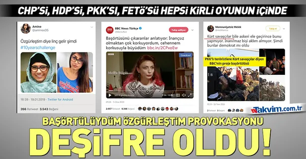 Sosyal medyadaki 'başörtülüydüm özgürleştim' provokasyonu deşifre oldu