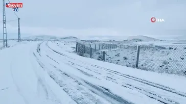 Ağrı beyaza büründü