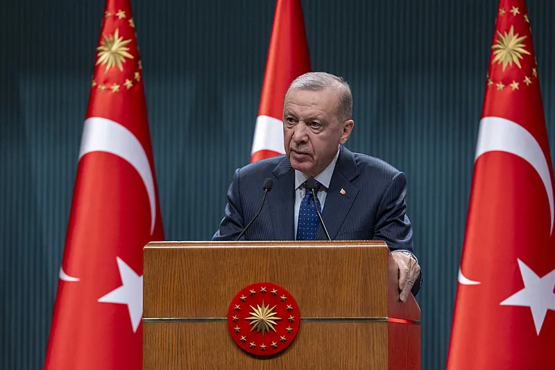 Başkan Erdoğan kabine toplantısı sonrası önemli açıklamalarda bulundu (Fotoğraf: AA)