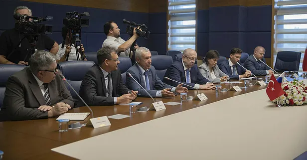 AK Parti Manisa Milletvekili Murat Baybatur ile Rusya Federasyonu Federasyon Konsey üyeleri TBMM'de bir araya geldi