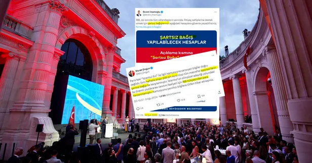 Ekrem İmamoğlu'nun o paylaşımı ortalığı karıştırdı: İBB'nin Paris 'party'sinin sponsorları kim? Depremzedeler için yapılan bağışlar mı?