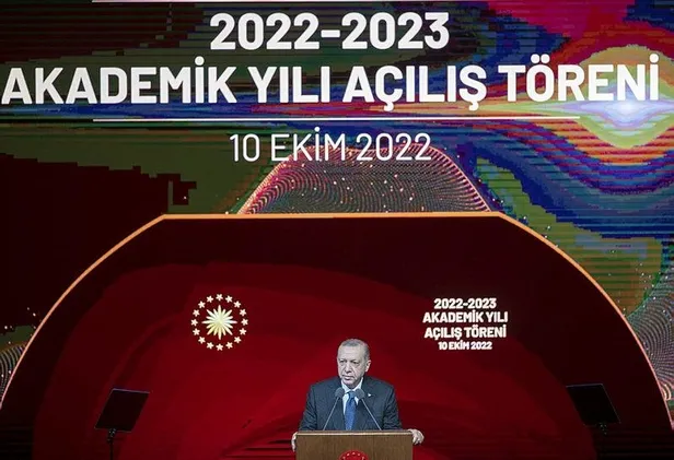 Başkan Erdoğan'dan 2022-2023 Yükseköğretim Akademik Yıl Açılış Töreni'nde önemli açıklamalar-6