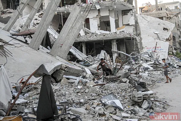 Gazze'den geriye yıkım kaldı! İşte İsrail'in saldırıları sonucu 1 yılda meydana gelen acı tablo - 4