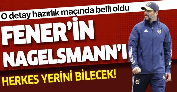 Erol Bulut Fenerbahçe’in Nagelsmann’ı! Hazırlık maçında önemli bir gerçek gün ışığına çıktı