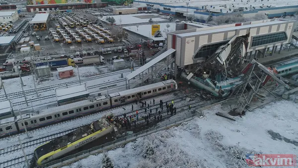 Son dakika: Ankara'da tren kazası! Yüksek Hızlı Tren ile banliyö treni çarpıştı - 45
