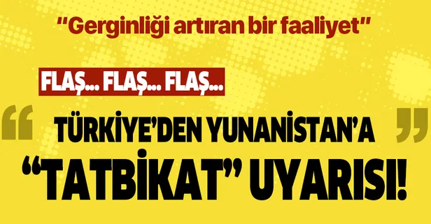 Milli Savunma Bakanı Hulusi Akar'dan Yunanistan'a "tatbikat" tepkisi: Gerginliği artıran bir faaliyet