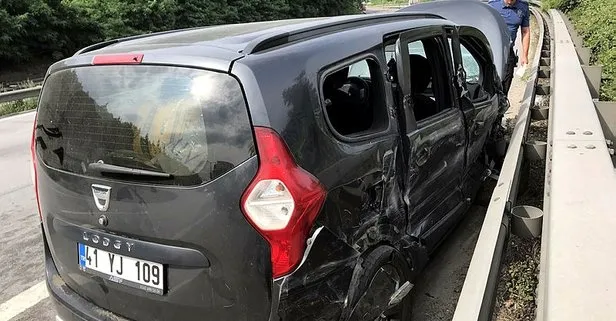 Anadolu Otoyolu'nda feci kaza