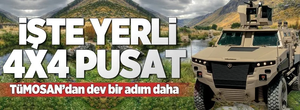 TÜMOSAN’dan 4x4 zırhlı araç