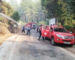 TSK’dan çalışmalara destek! Mehmetçik yangın bölgesinde