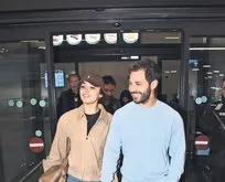 Hande Erçel ve Hakan Sabancı Mısır dönüşünde aşklarını gözler önüne serdi