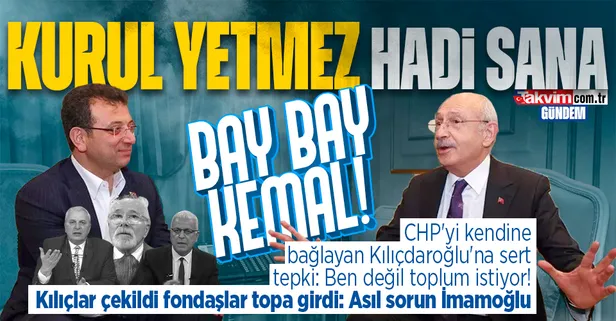CHP'li İBB Başkanı Ekrem İmamoğlu'ndan Kemal Kılıçdaroğlu'na MYK tepkisi: "Sadece ben değil toplum istiyor"