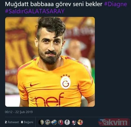 Galatasaraylıların Diagne yorumları sosyal medyayı salladı