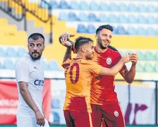 Galatasaray’dan 4 gollü prova