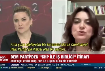 Kirli ittifak bir kez daha günyüzünde! DEM'li Gülistan Kılıç'tan itiraf: CHP ile ilişkisi olan partiyiz | A Haber'de bombardıman: Mızrak çuvala sığmıyor