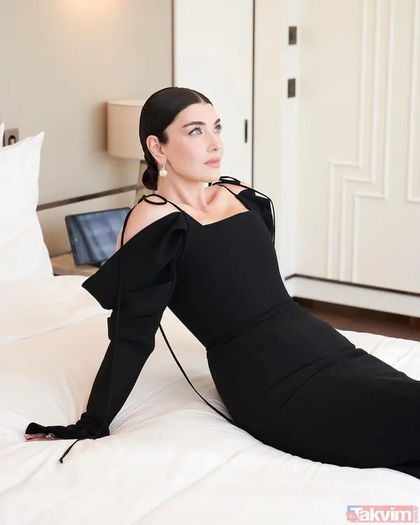 Aslıhan Güner “Karşı koyamıyorum” deyip paylaştı! Bornozlu yatak pozu da sosyal medyaya damga vurdu! Mert Kılıç’ın biricik eşi... - 7