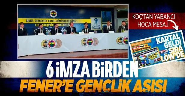 Fenerbahçe’den genç futbolcular için imza töreni! Ali Koç’tan flaş yeni hoca mesajı: 6 ay sonra yabancı...